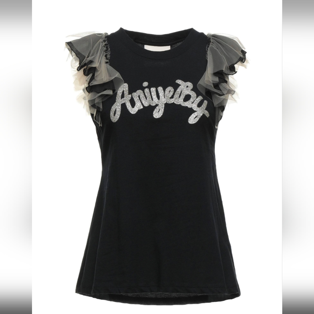 NEW NEVER WORN AniyeBy Black Muscle Tee Sleek Design